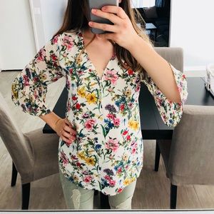 H&M MAMA maternity floral top
